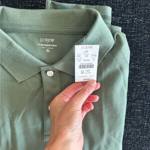 J. Crew Men's Olive Polo Shirt